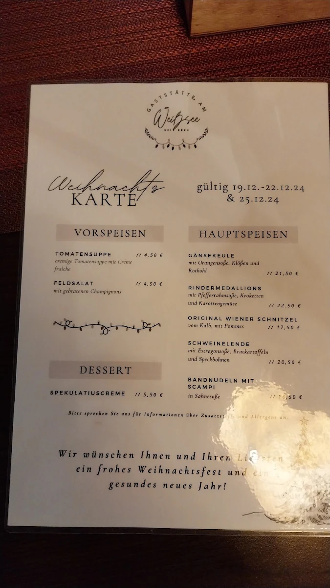 Speisekarte photo 5