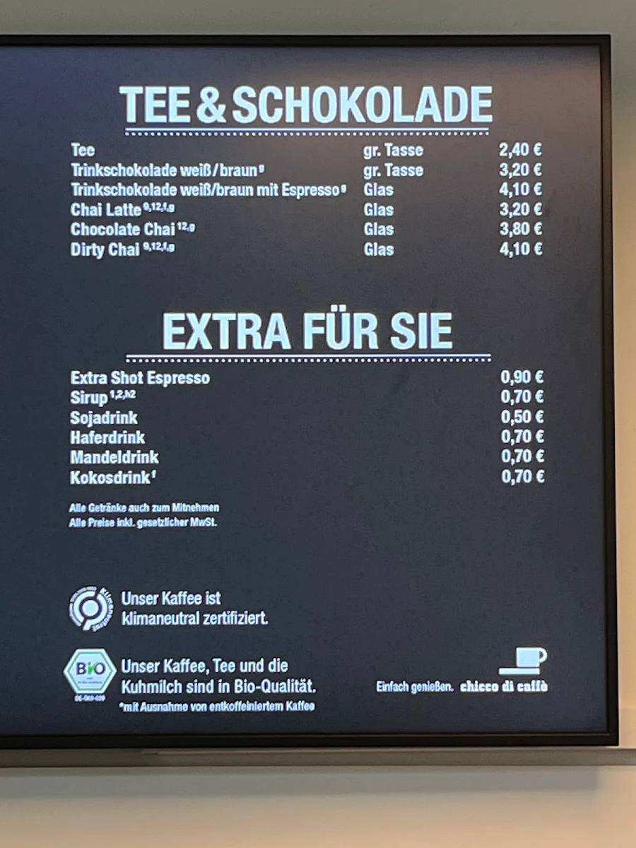 Speisekarte photo 1