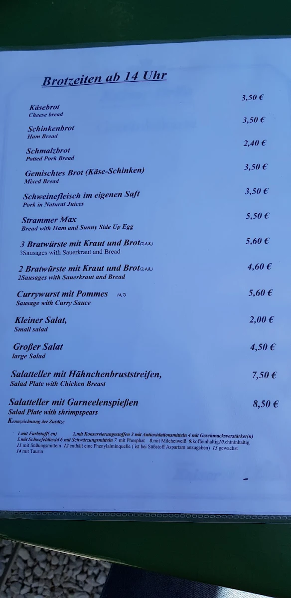 Speisekarte photo 4