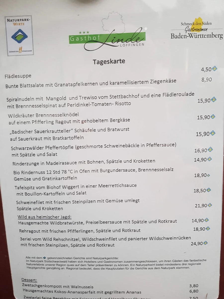 Speisekarte photo 2