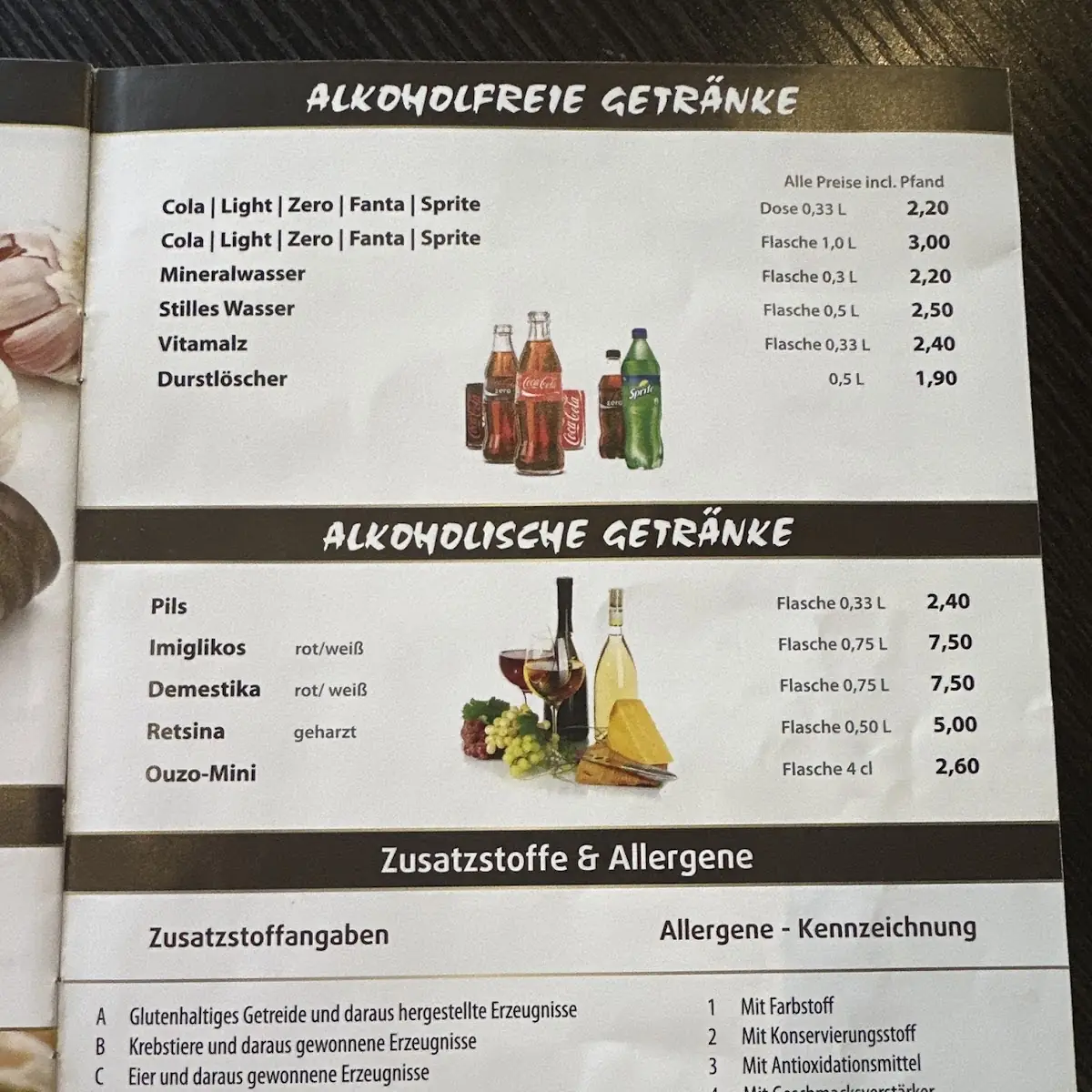 Speisekarte photo 5