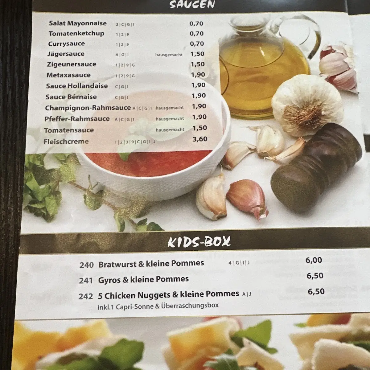 Speisekarte photo 9