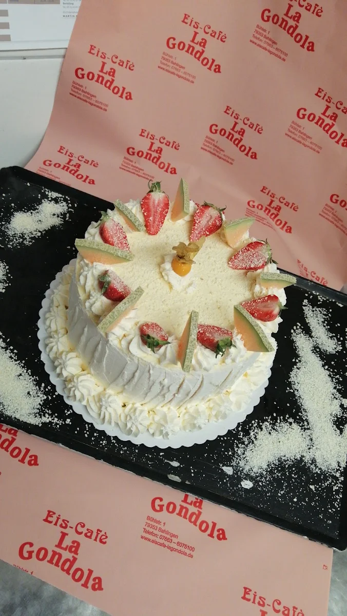 Speisekarte, Eiscafé La Gondola