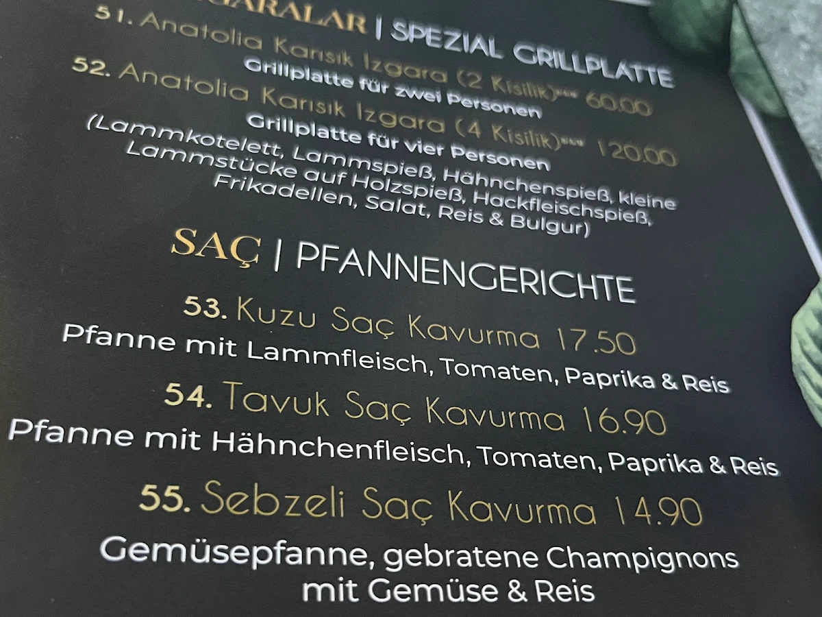 Speisekarte photo 2