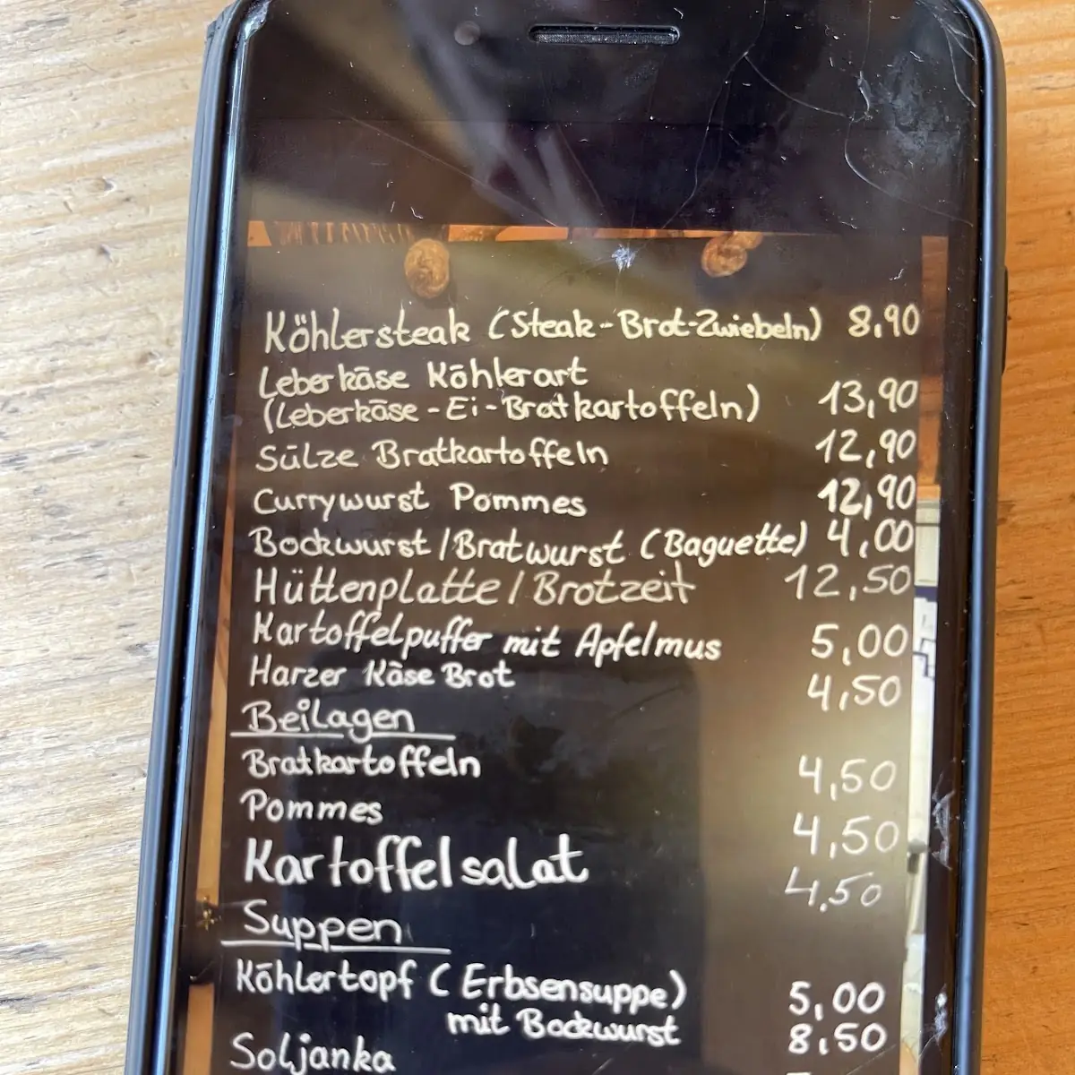 Speisekarte photo 1