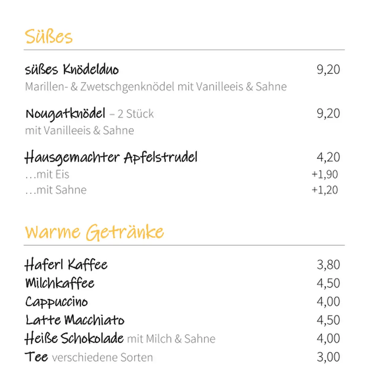 Speisekarte photo 7