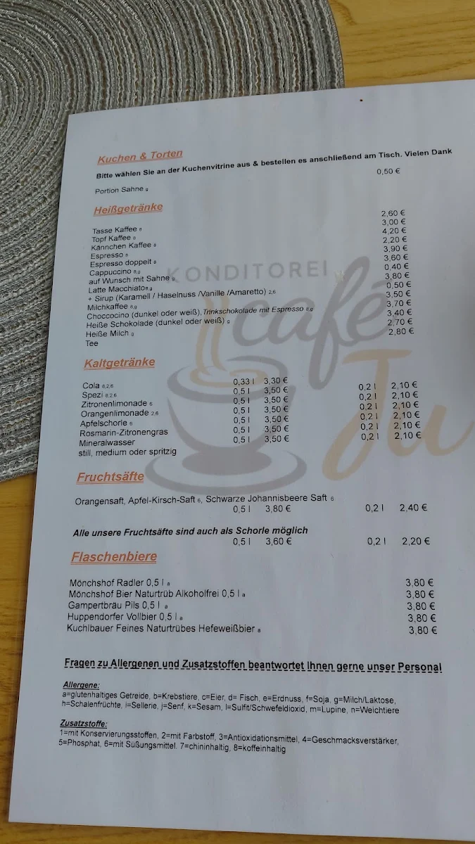 Speisekarte photo 1