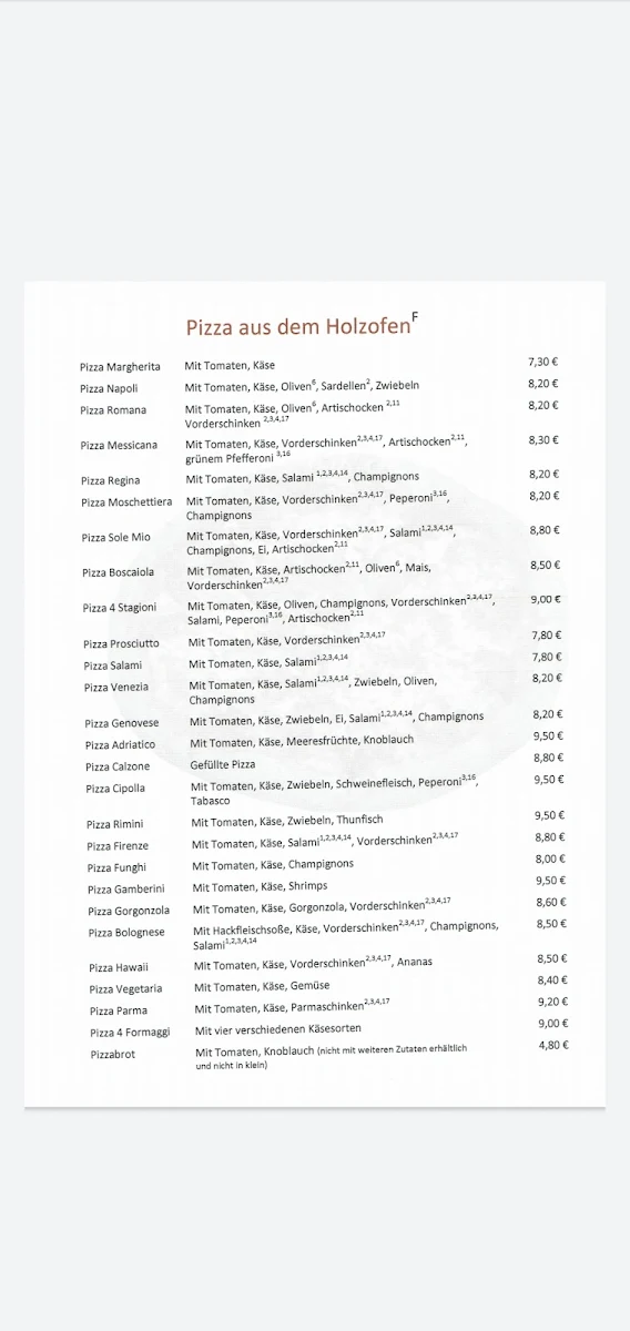 Speisekarte photo 3