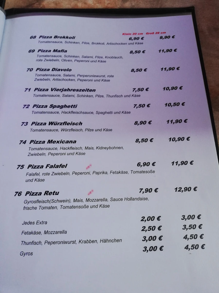 Speisekarte photo 4
