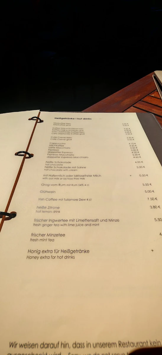 Speisekarte, NOAH'S Restaurant | Café