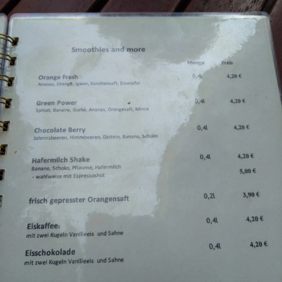 Speisekarte photo 9