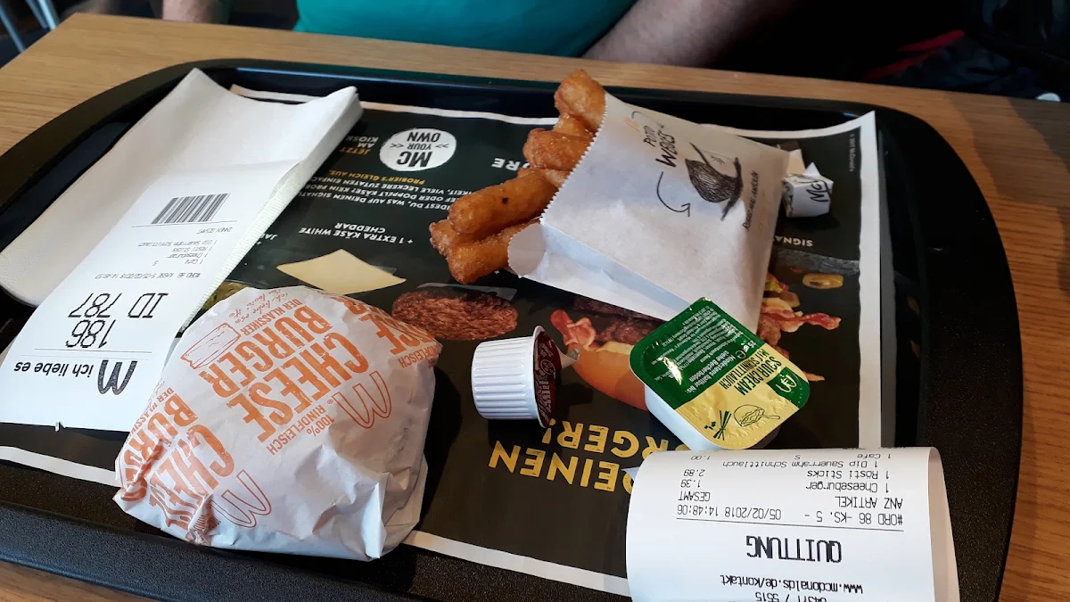 Speisekarte, McDonald's