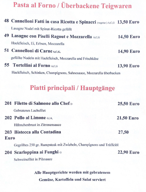Speisekarte photo 5