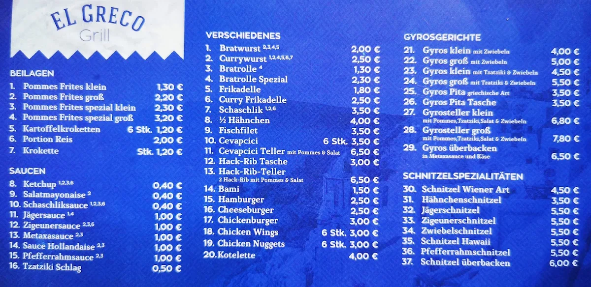 Speisekarte photo 4