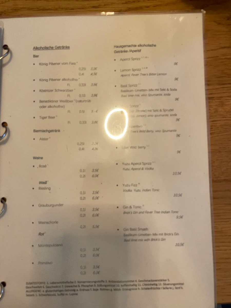 Speisekarte photo 6