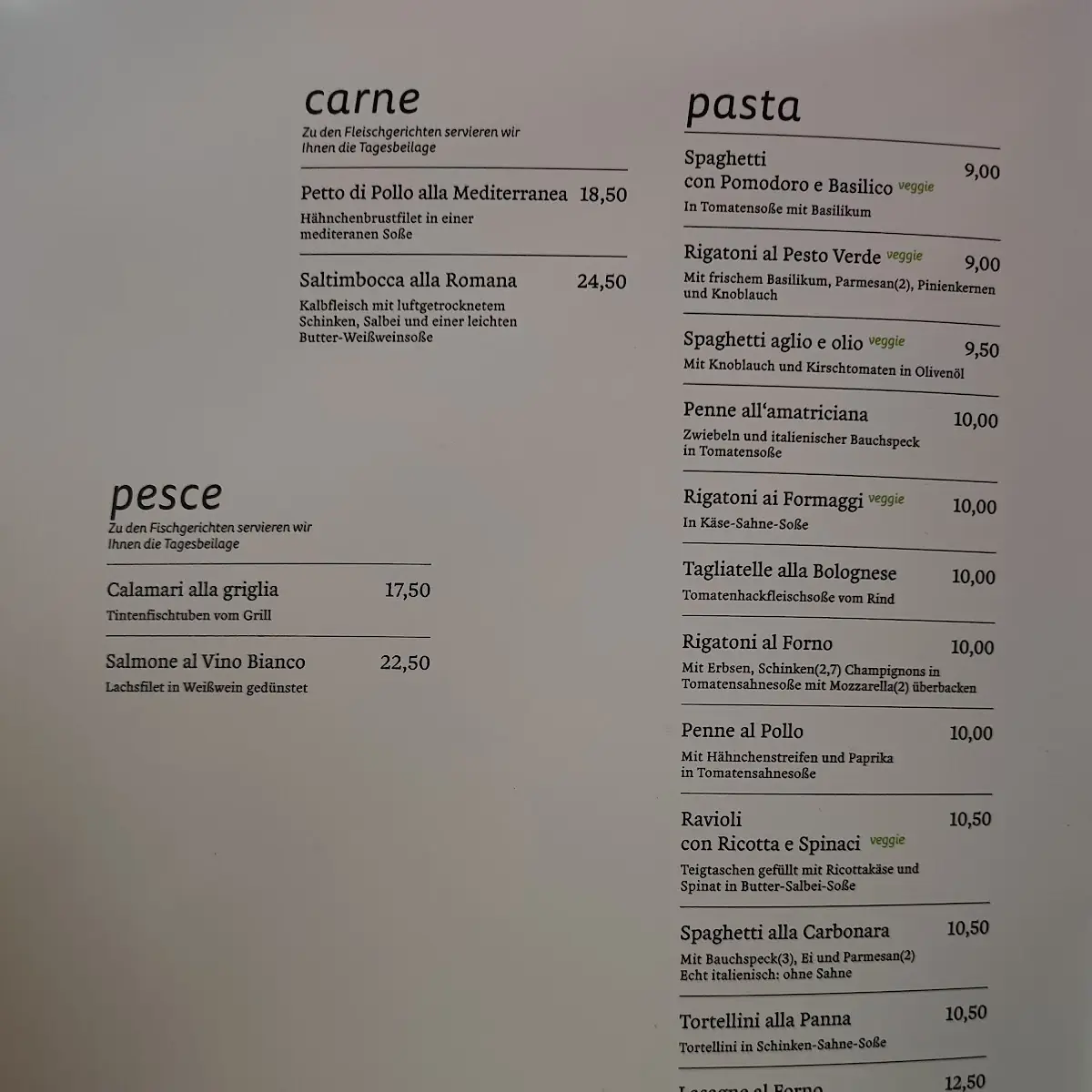 Speisekarte photo 10