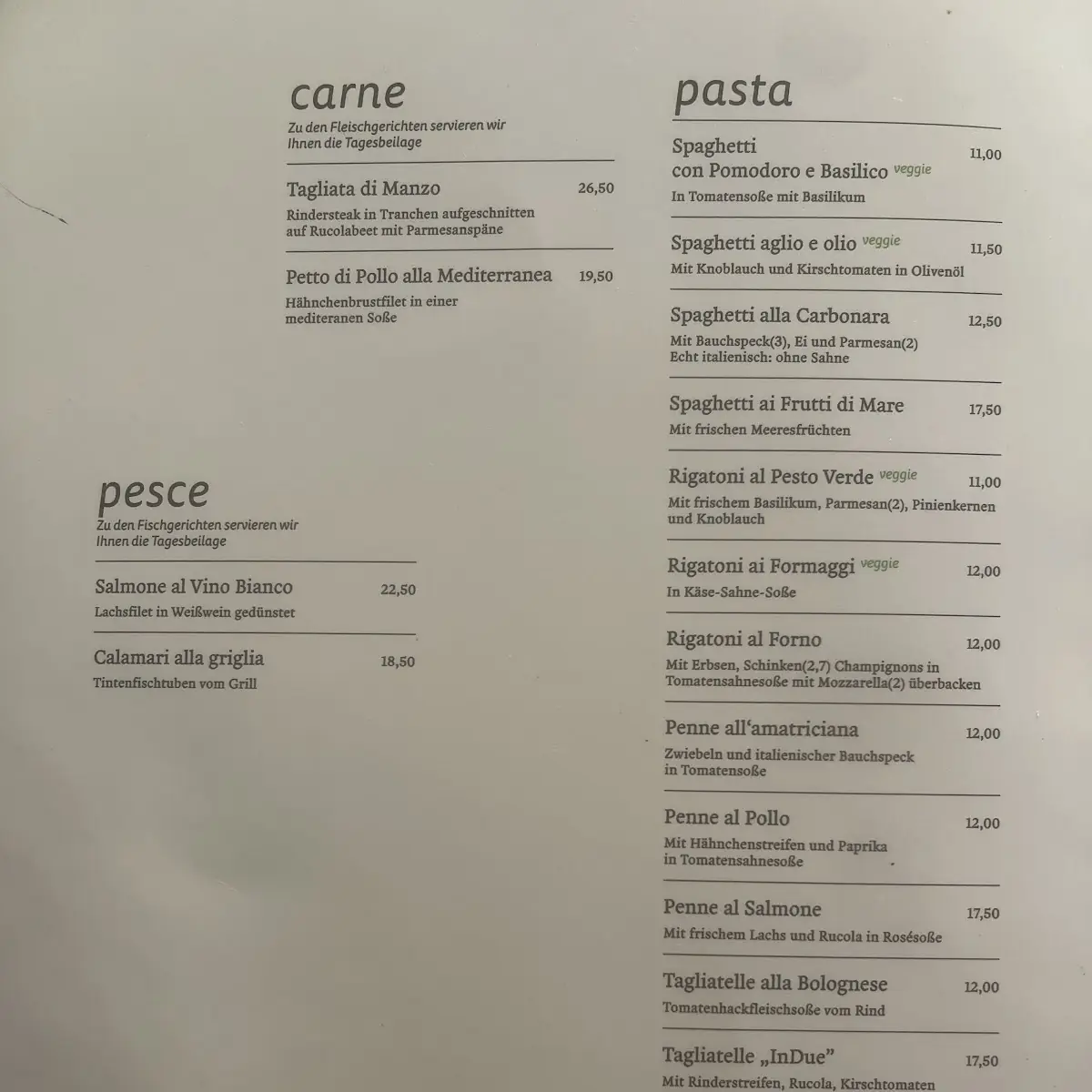 Speisekarte photo 7