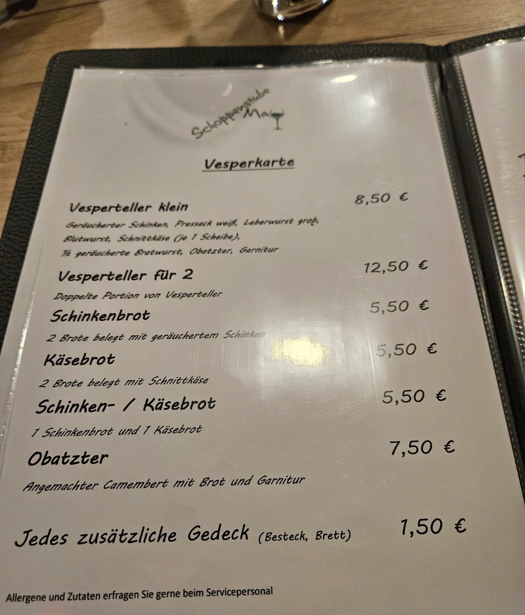 Speisekarte photo 3