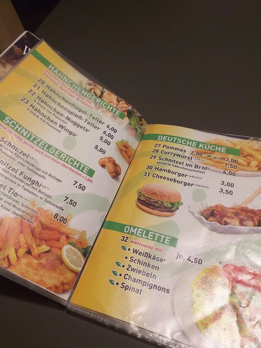 Speisekarte, Tio Grillhaus