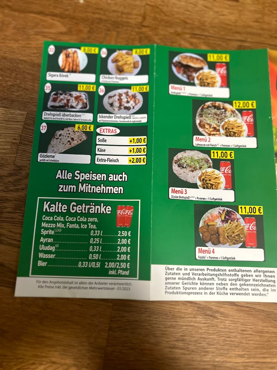 Speisekarte photo 1