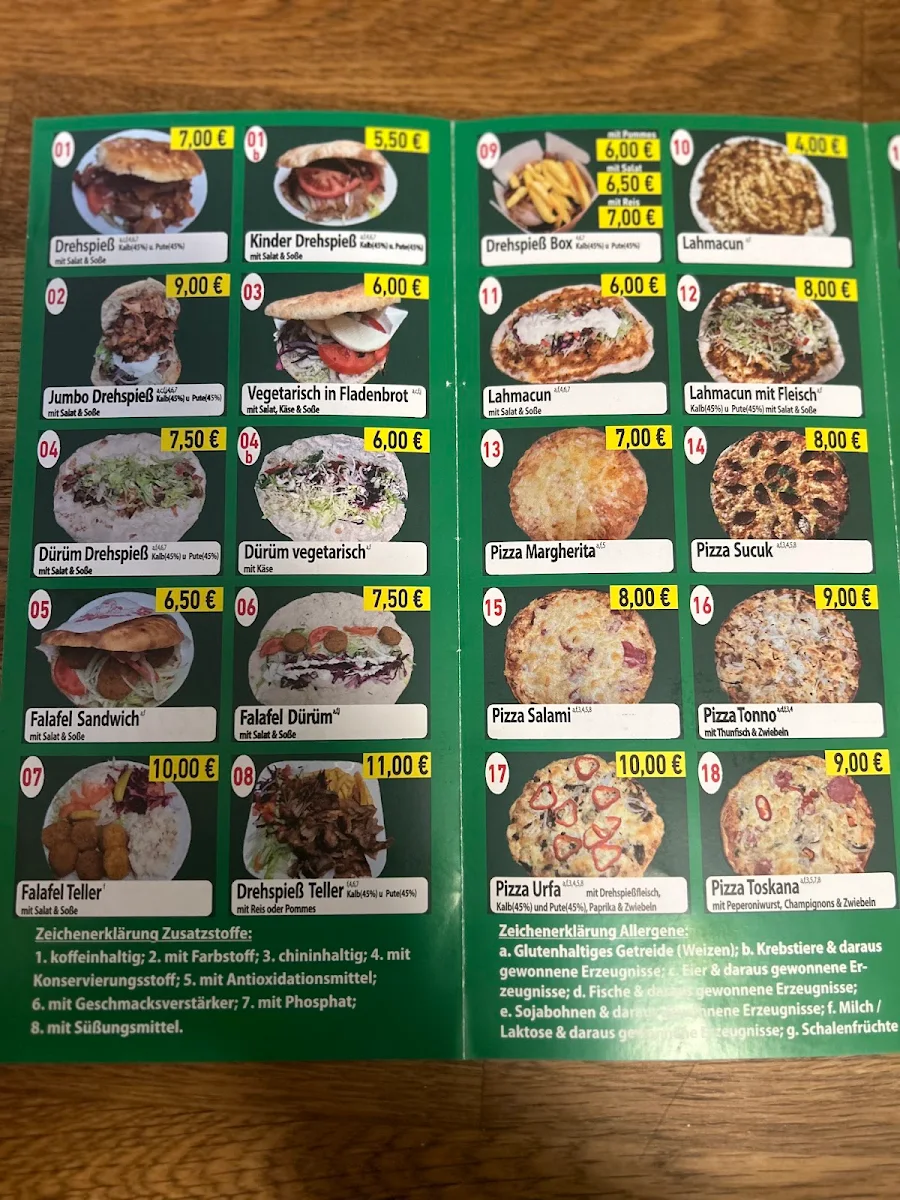 Speisekarte photo 2