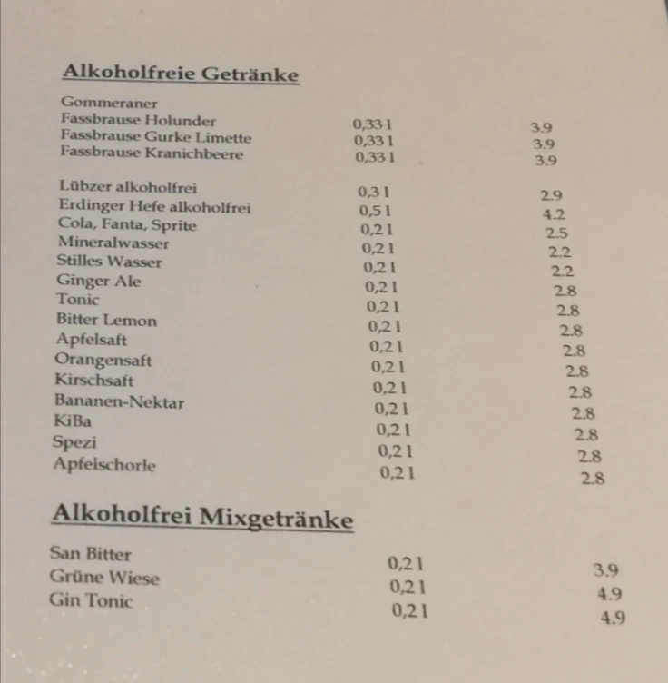 Speisekarte photo 2