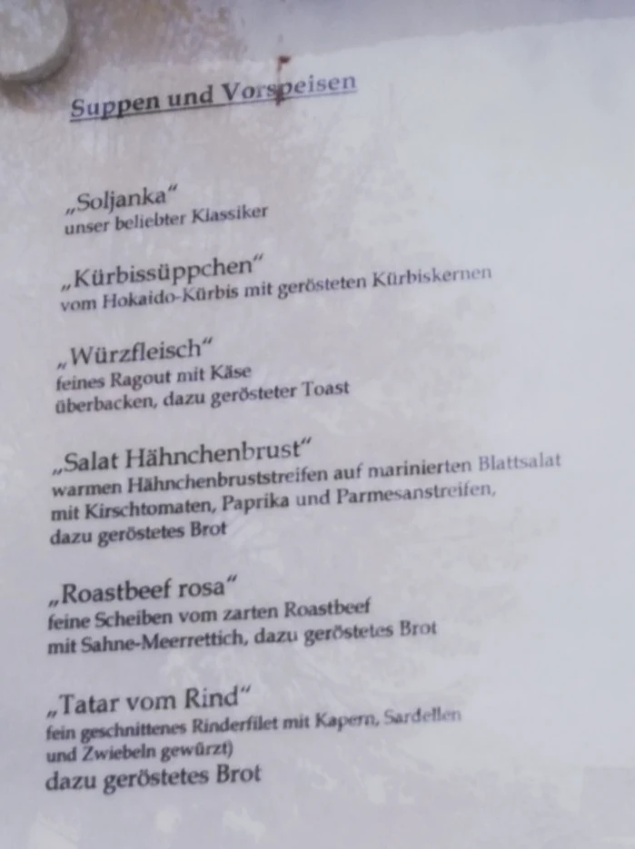 Speisekarte photo 8