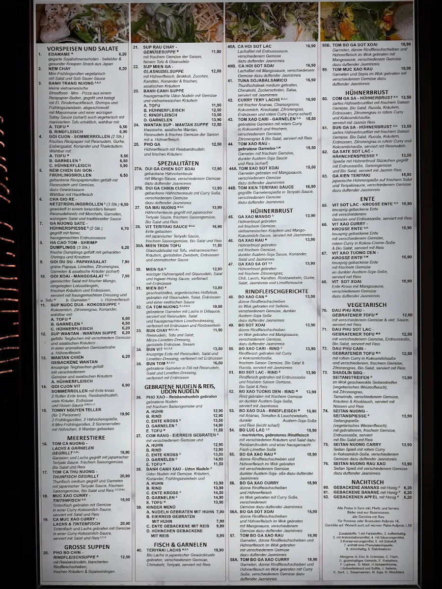 Speisekarte photo 2