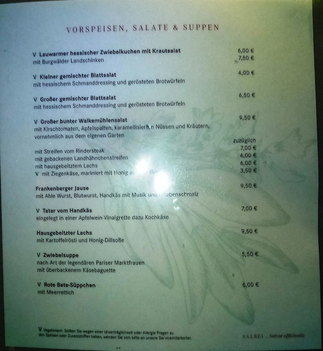 Speisekarte photo 5