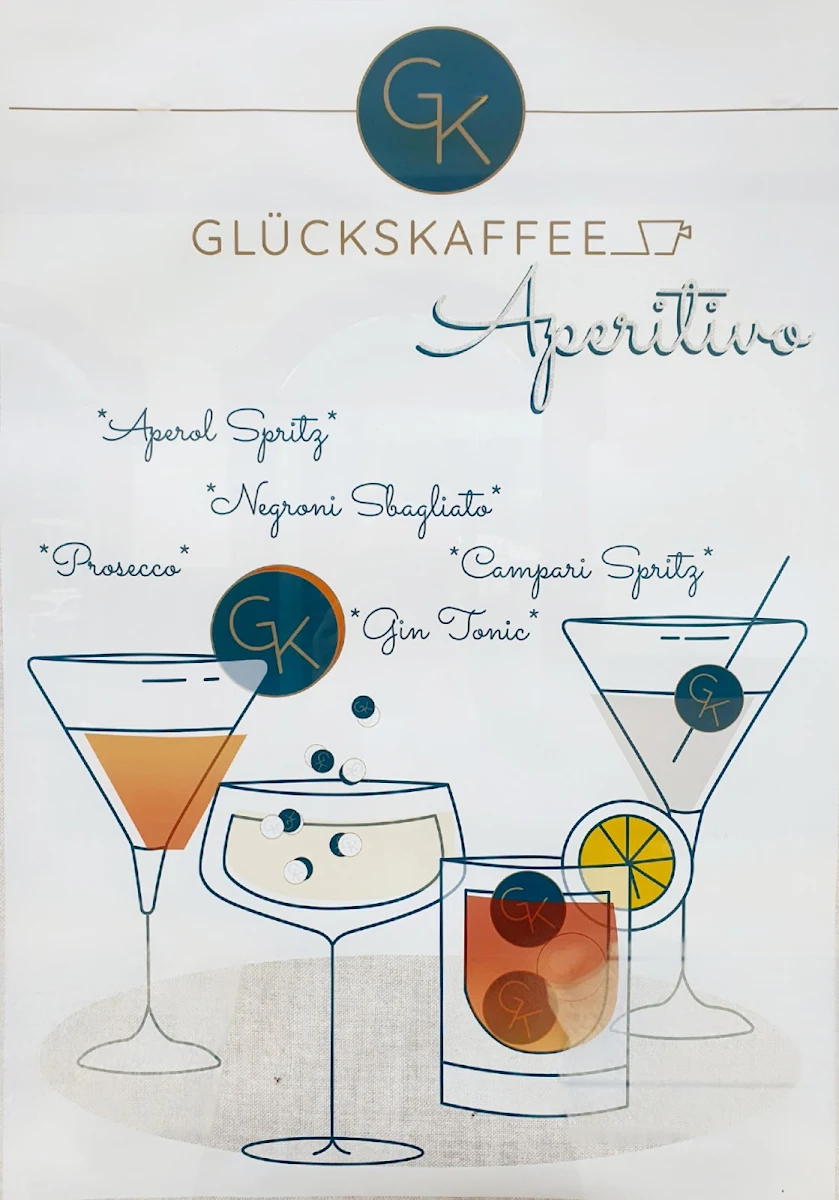 Speisekarte, Glückskaffee