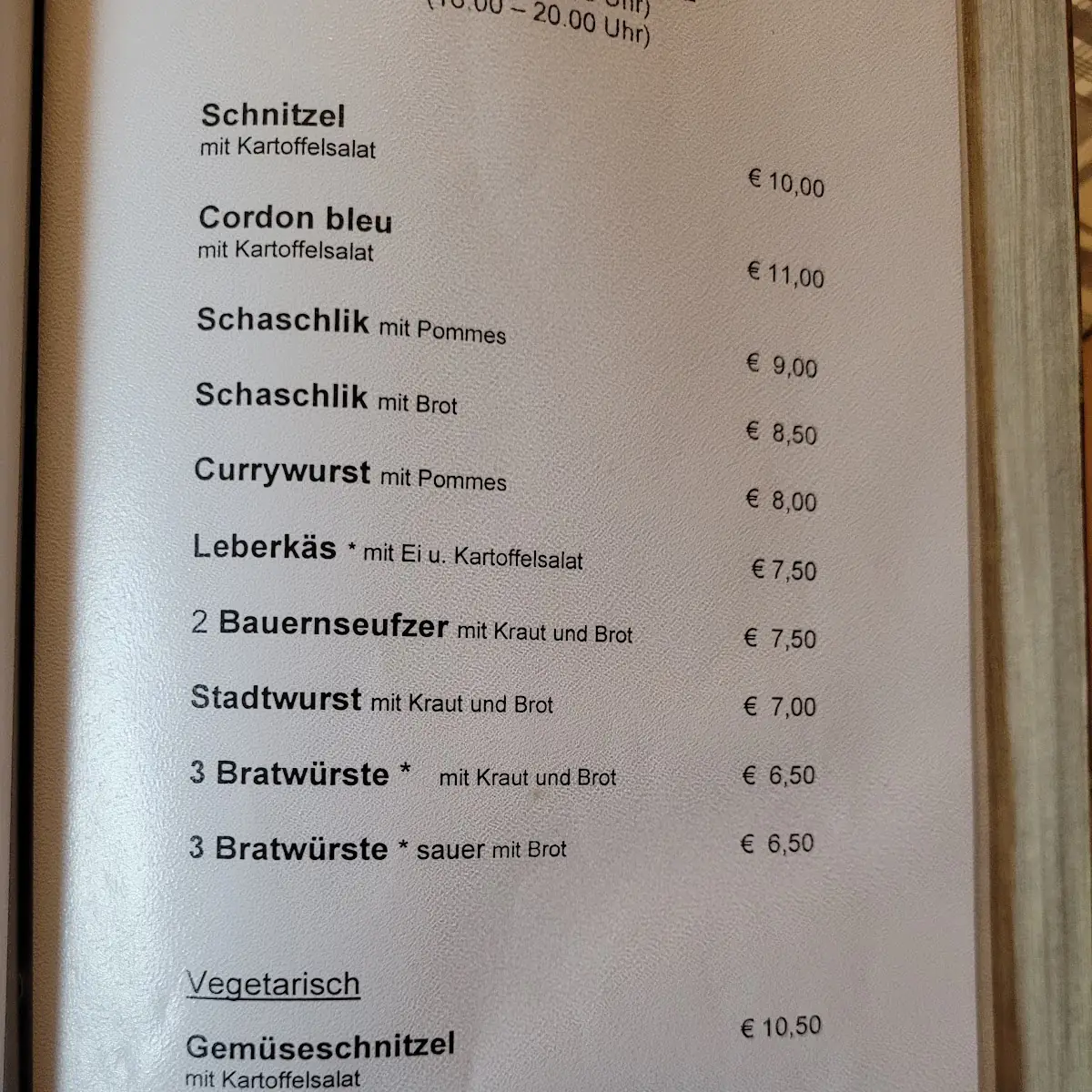 Speisekarte photo 6