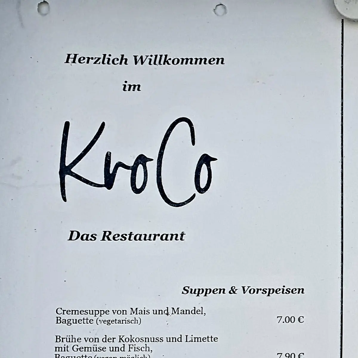 Speisekarte, Frankfurter Kartoffelhaus - Das Restaurant in Frankfurt (Oder)