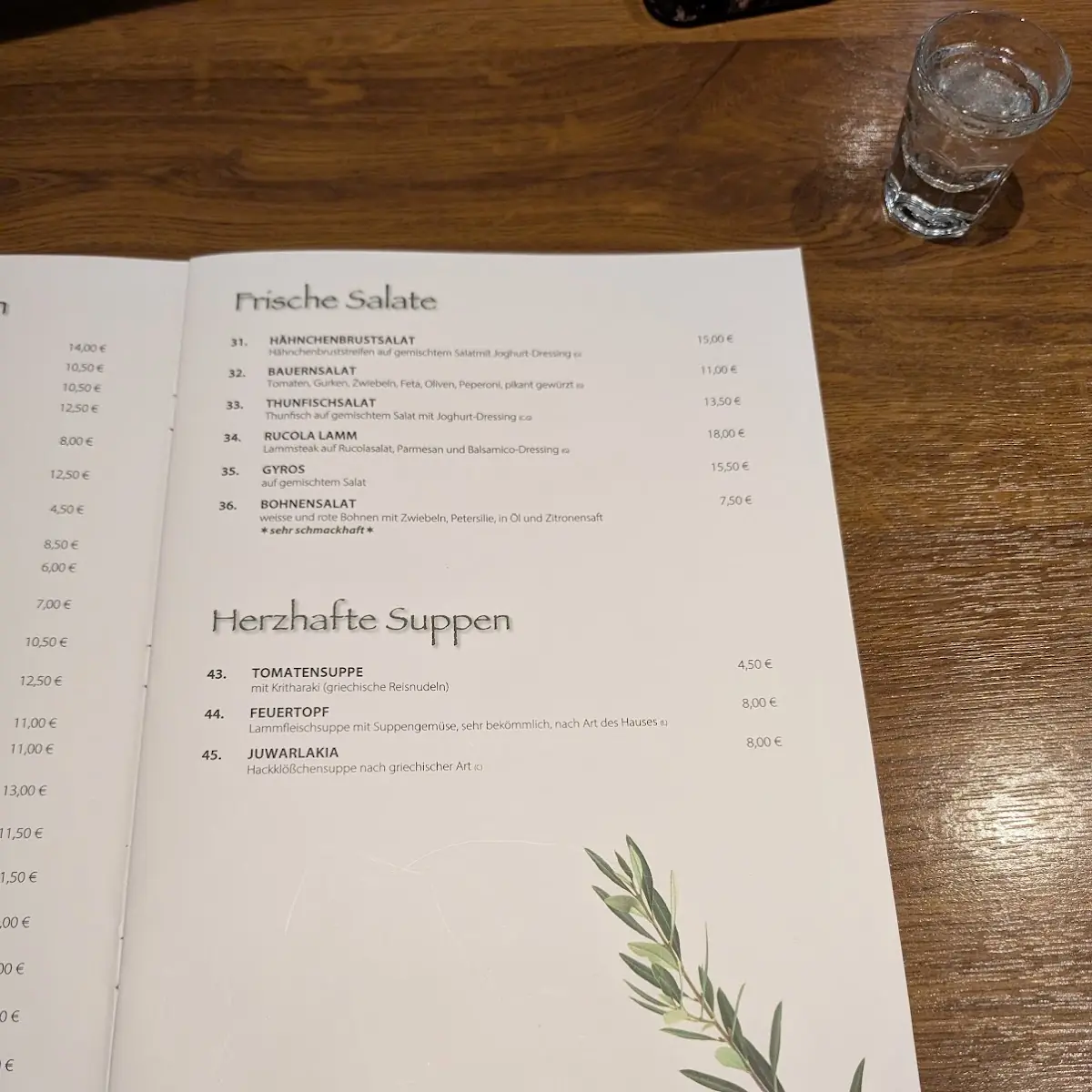 Speisekarte photo 4