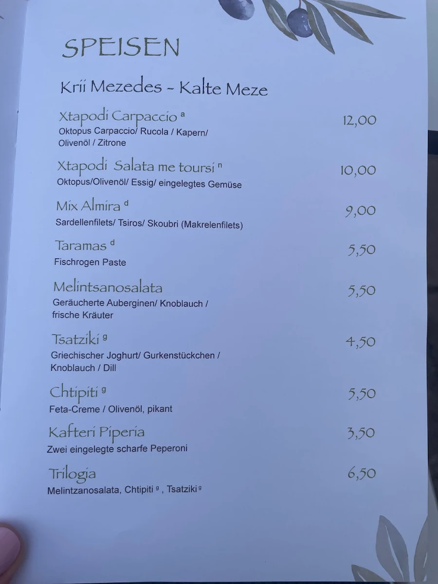Speisekarte photo 2