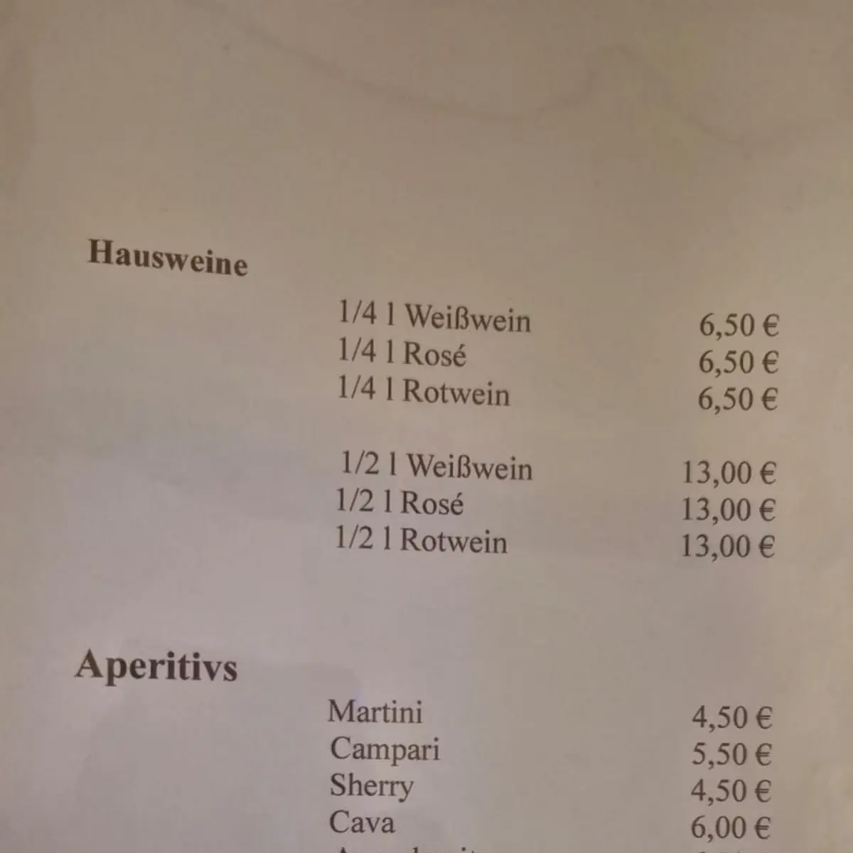 Speisekarte photo 3