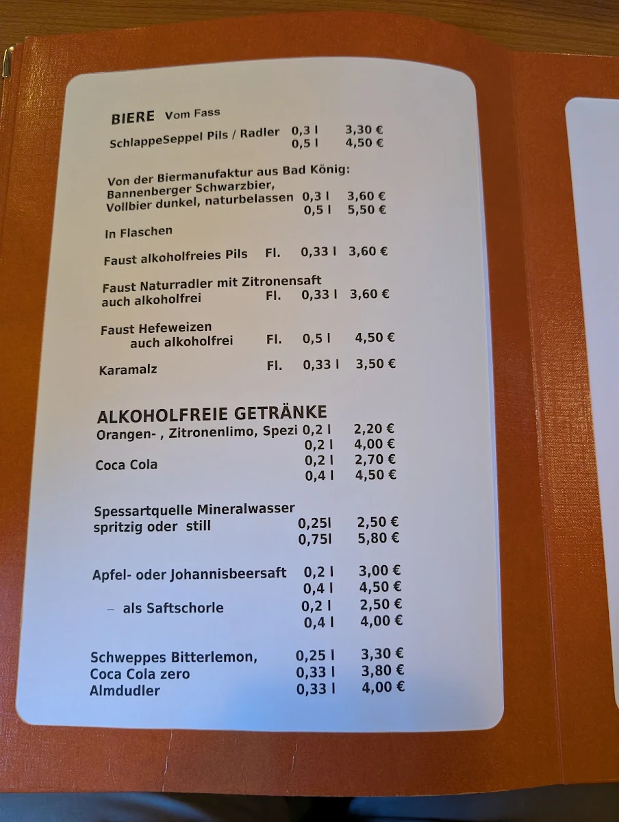 Speisekarte photo 1