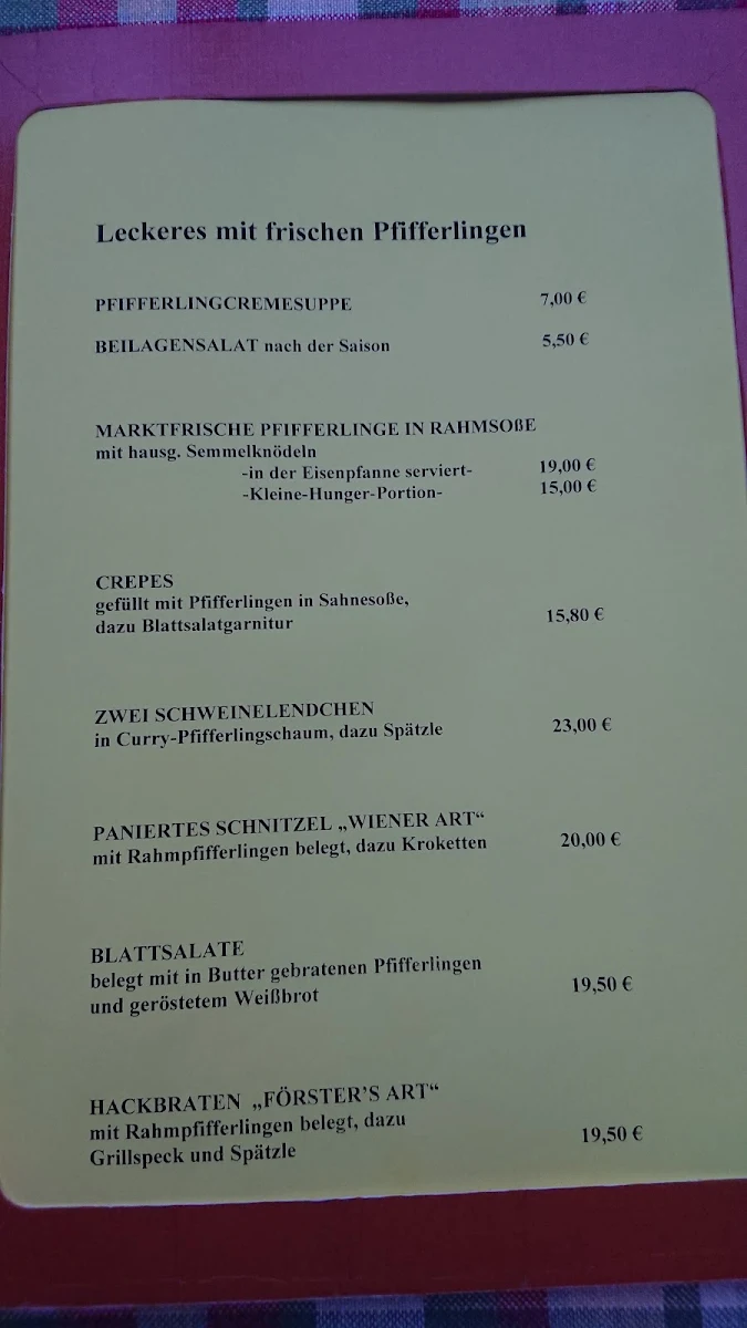 Speisekarte photo 4