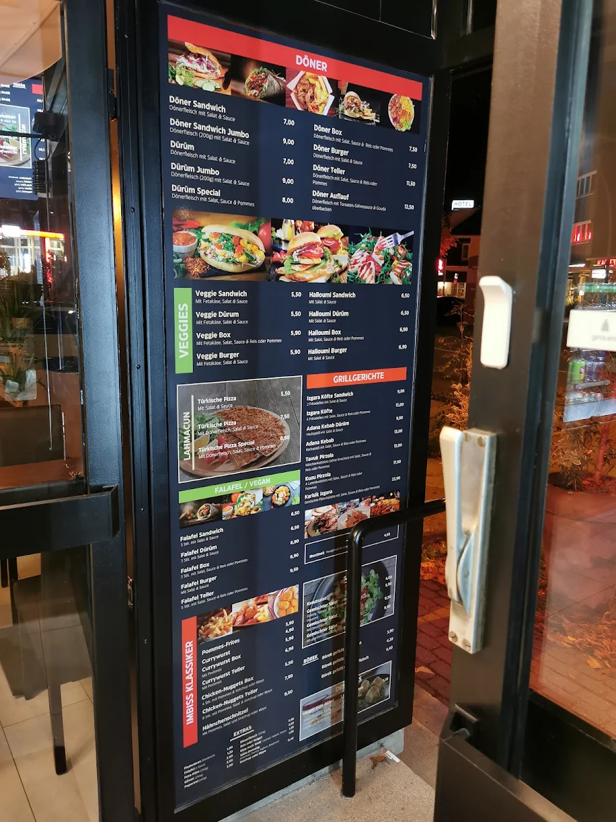 Speisekarte, Bizim Döner Volksdorf