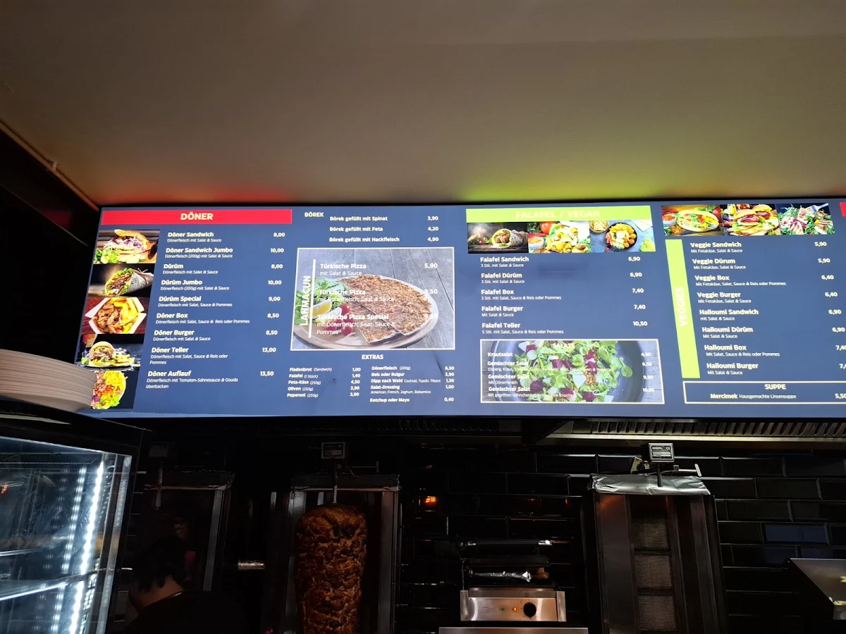Speisekarte, Bizim Döner Volksdorf