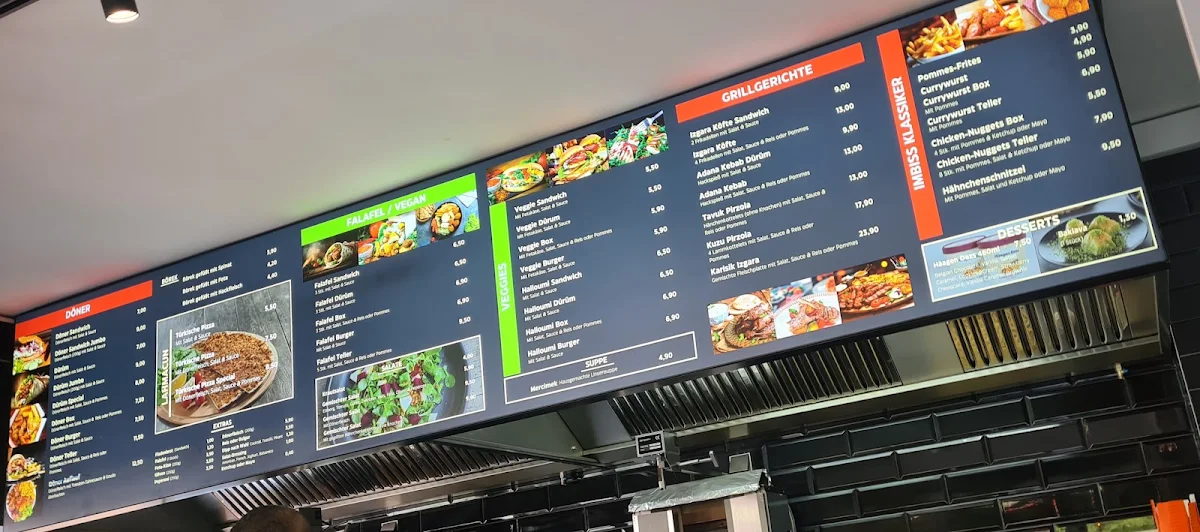 Speisekarte, Bizim Döner Volksdorf