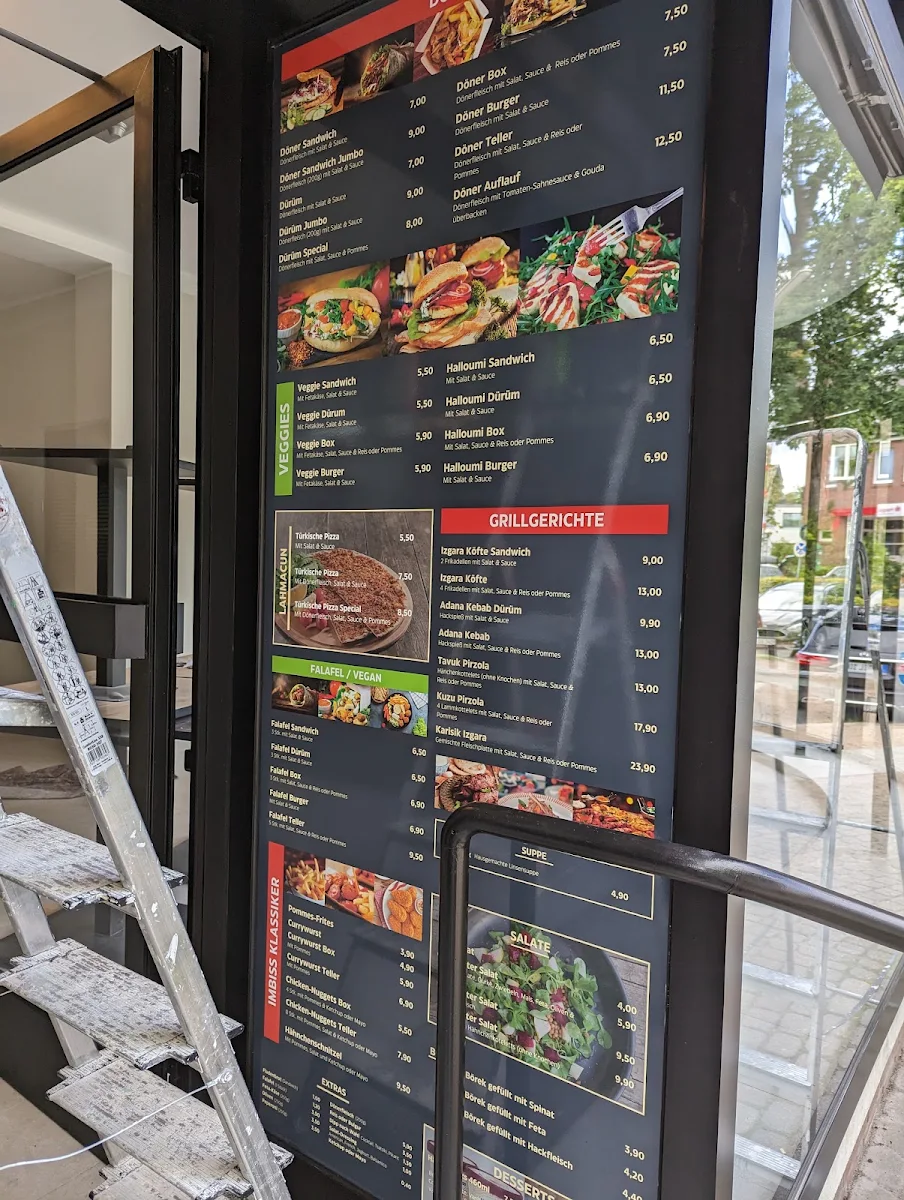Speisekarte, Bizim Döner Volksdorf