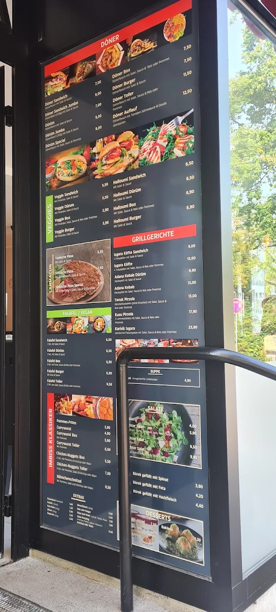 Speisekarte, Bizim Döner Volksdorf