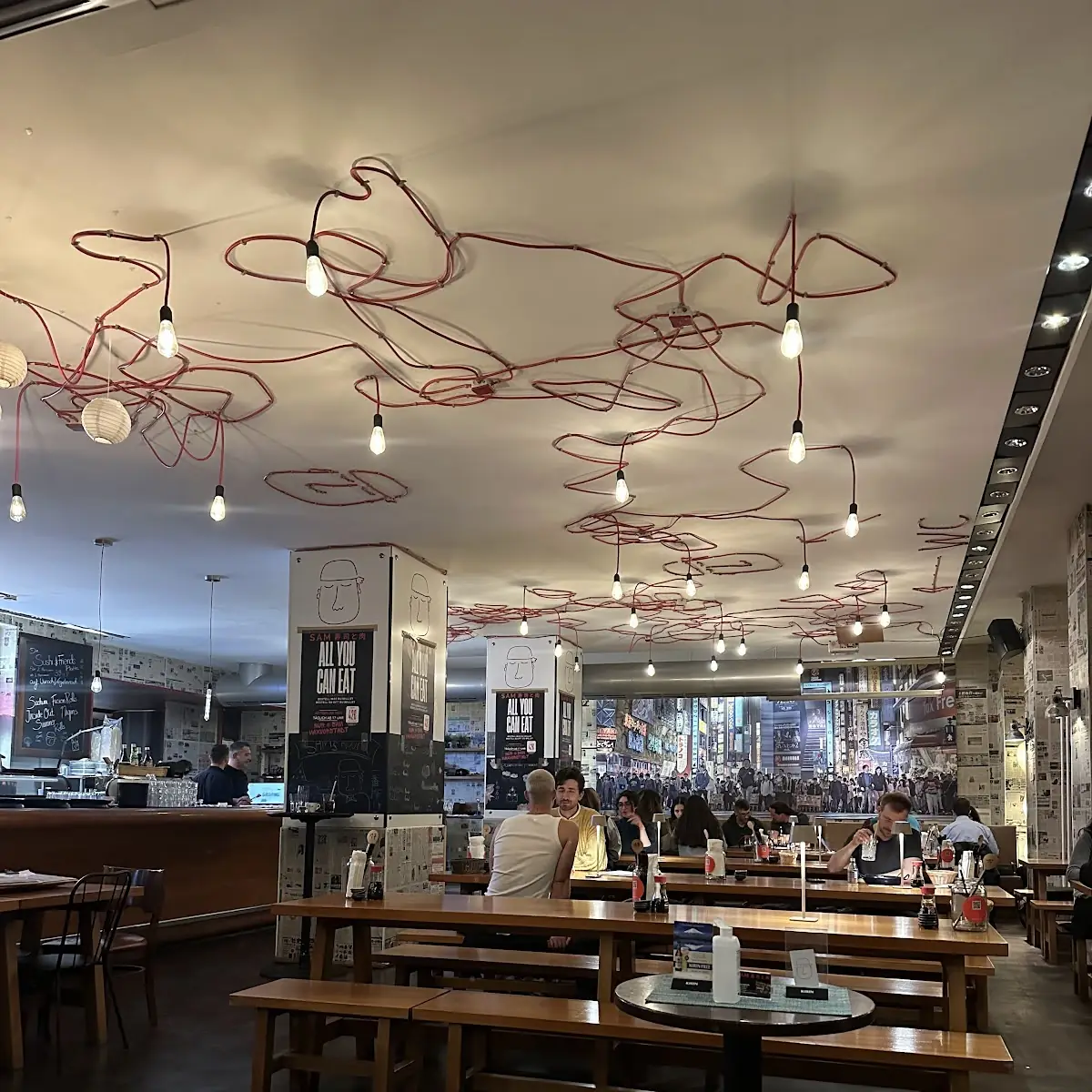 Atmosphäre, SAM - sushi and meat Maxvorstadt
