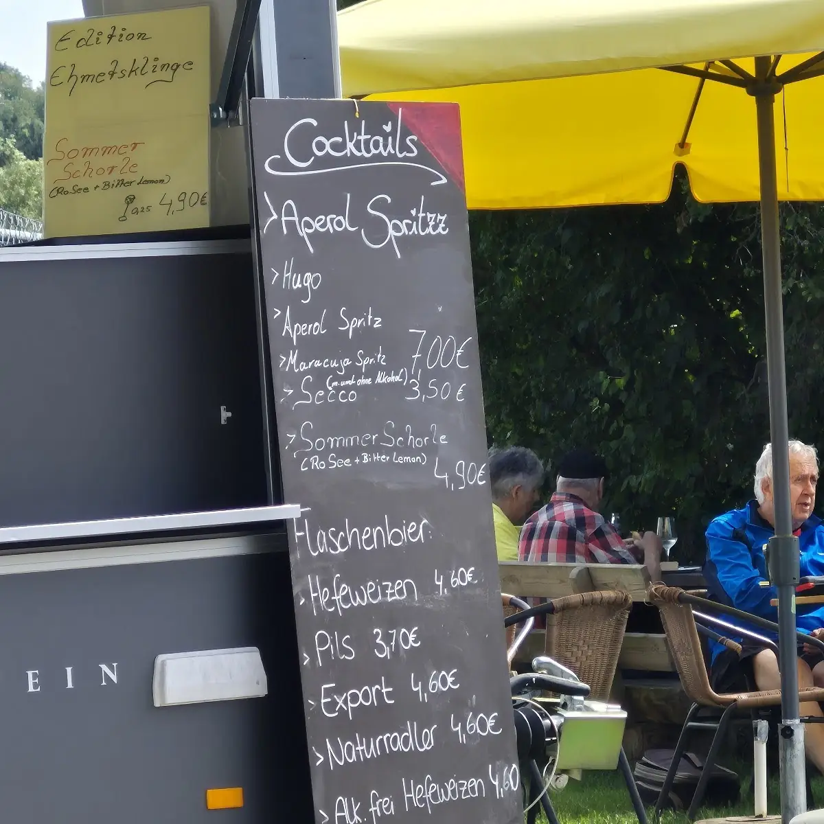 Speisekarte, Wirtshaus am See