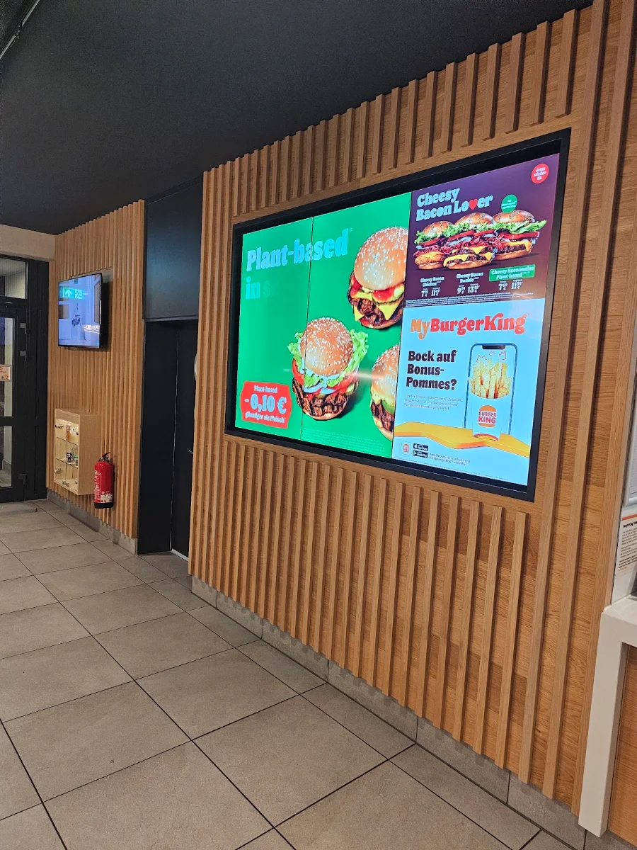 Speisekarte, Burger King Wollin