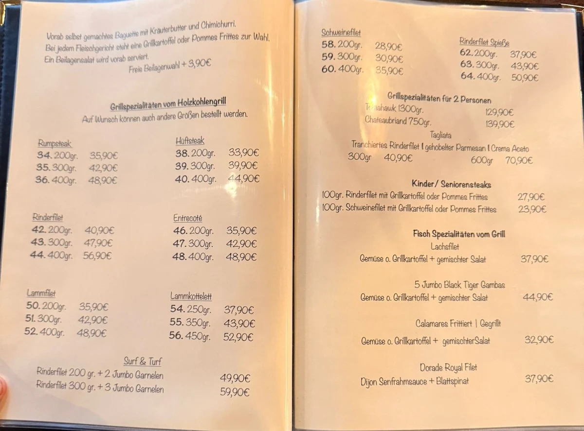 Speisekarte photo 1