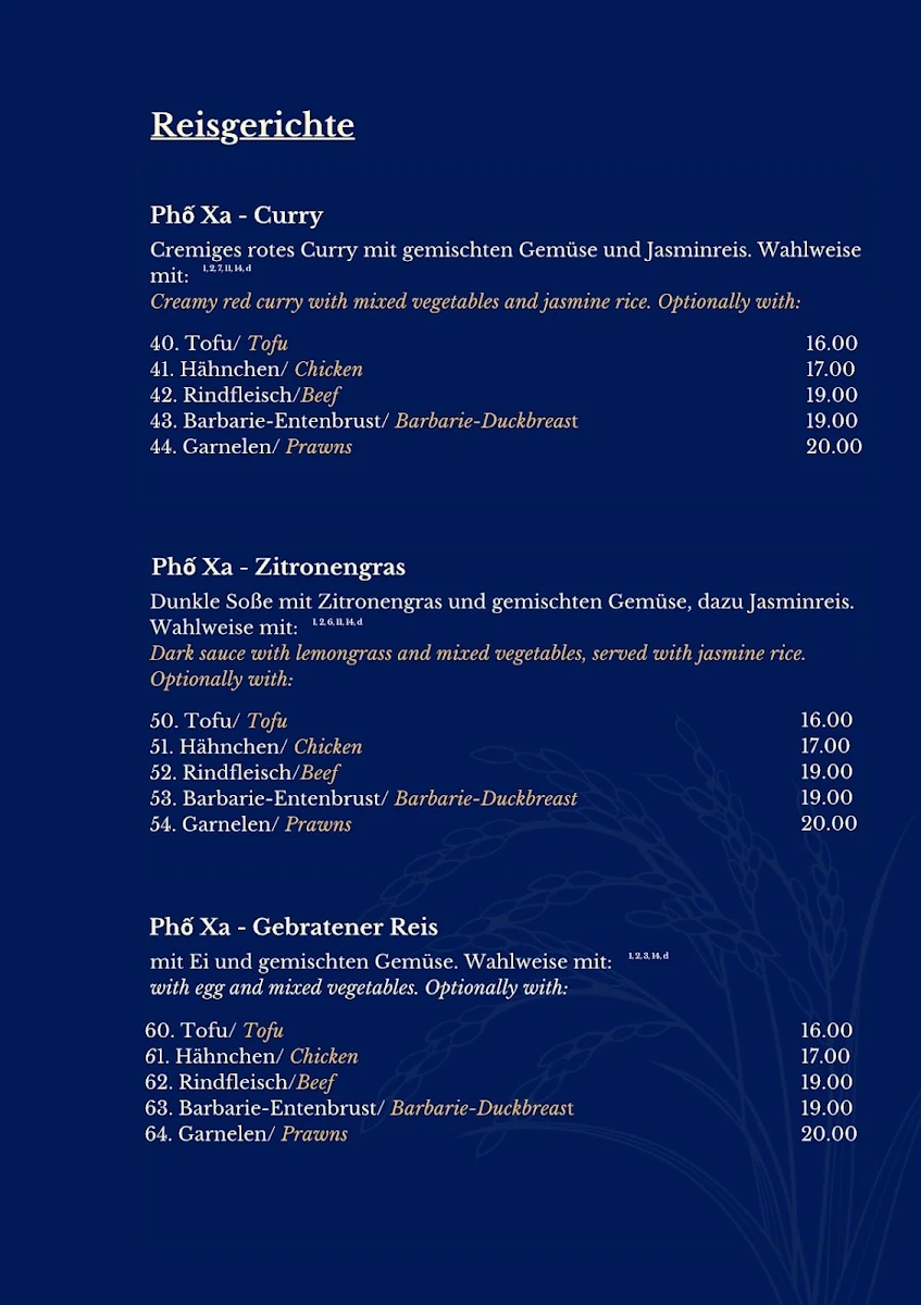 Speisekarte photo 2