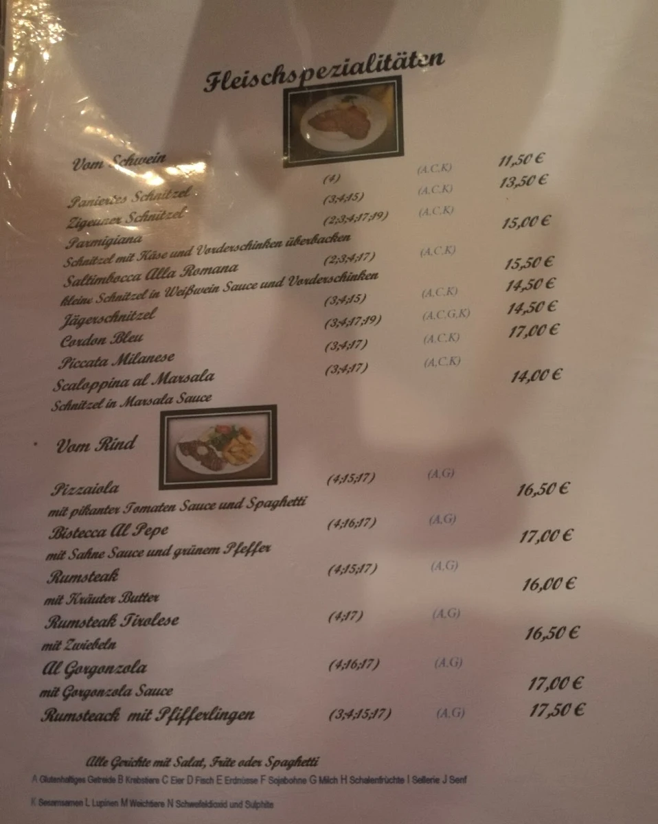 Speisekarte photo 5
