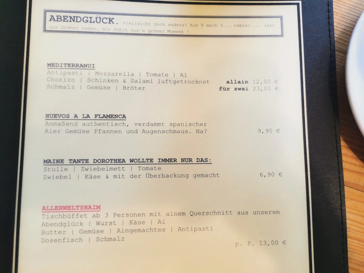 Speisekarte photo 2