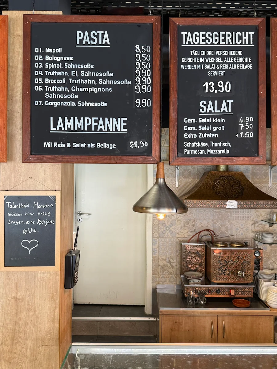 Speisekarte, Brothers Bäckerei & Café